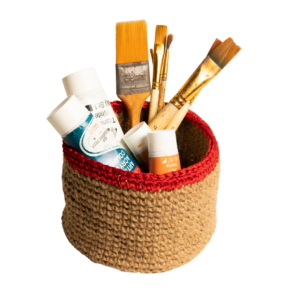 Tall Jute Basket
