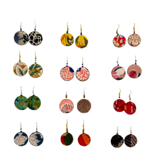 Fabric Earrings